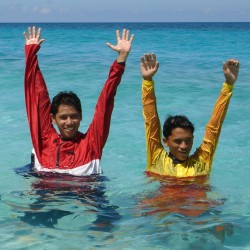happy in swim anoraks