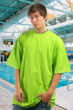pool lessons cotton swim shirt tall tee