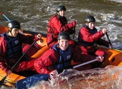 wildwater rafting swim fully clothed