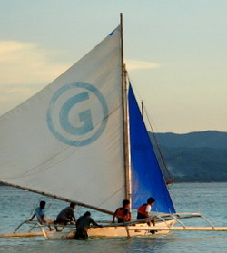 sailing boracay