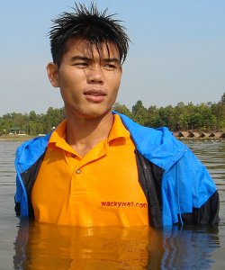 Swimming in clothes is popular worldwide